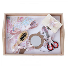 Set tava pentru taiere mot/turta, model cu Lebada, roz pudrat, 6 piese, 35x20 cm, Recostore, REC1967/113