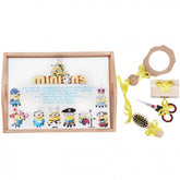 Set tavita pentru taiere mot baieti, Minions cu meserii, 6 piese, galben, 35x20 cm, Recostore, REC1967/61