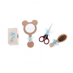 Set tavita pentru taiere mot baieti, model bebe print,6 piese, bleu, 35x20 cm, Recostore, REC1967/10