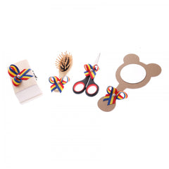 Set tavita pentru taiere mot baieti, model traditional, 6 piese, 35x20 cm, Recostore, REC1967/1