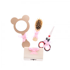 Set tavita pentru taiere mot-turta fete, caprioara Bambi, 6 piese, roz, 35x20 cm, Recostore, REC1967/33