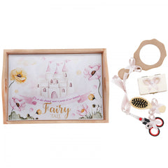 Set tavita pentru taiere mot/turta fete, model cu Castel 6 piese, roz pudrat, 35x20 cm, Recostore, REC1967/80