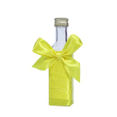 Sticluta mir cu panglica galbena pentru botez, 100 ml, REC331