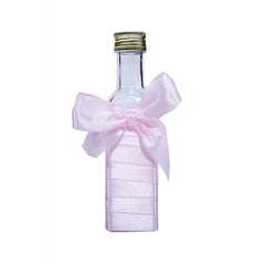 Sticluta mir cu panglica roz deschis pentru botez, 100 ml, REC332