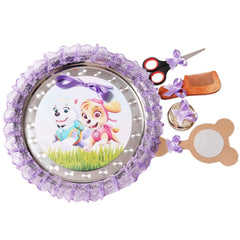 Tavita rotunda cu Paw Patrol pentru taierea motului, 30 cm, dantela lila, 6 piese, Recostore, REC1969/47