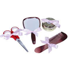 Tavita rotunda pentru taierea motului, dantela roz, 6 piese, 30 cm, REC302