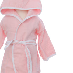 Set baita de a doua zi de la botez, halat si prosop din muselina, borcan mirodenii si cutie, REC3416