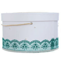 Cutie transport trusou cu animalute jungla, alb, REC3366