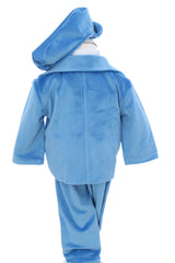 Set trusou botez cu ursulet bleu, 14 piese, REC3403