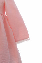 Rochie cu fundita pentru botez, REC3342