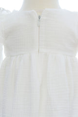 Trusou elegant cu fundita pentru botez fete, 10 piese, REC3392