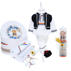 Set trusou traditional pentru botez baieti, REC3373