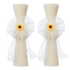 Set lumanari clepsidra pentru nunta/cununie traditionala, 2 bucati,  REC5001/64