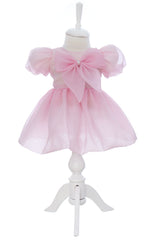 Rochita roz, delicata pentru botez, REC3465