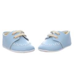 Pantofiori bleu pentru botez, REC3481