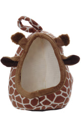 Jucarie de plus baby girafa cu cosulet, dimensiune 20cm, REC2971