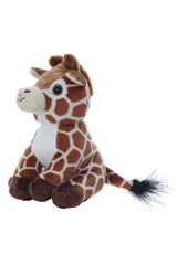 Jucarie de plus baby girafa cu cosulet, dimensiune 20cm, REC2971
