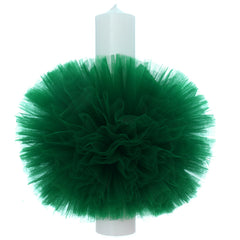 Set trusou botez cu ingeras, lumanare si trusou, verde, 8 piese, REC5013/5
