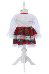 Rochie traditionala pentru botez fetita, Recostore®, REC3505