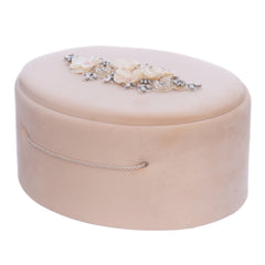 Set trusou lebada pentru botez fete, ivoire, 13 piese,  REC3402