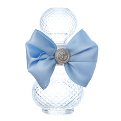 Set accesorii trusou botez, cutiuta prima suvita si sticluta pentru mir,  bleu, Recostore®, REC3516
