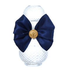 Set accesorii trusou botez, cutiuta prima suvita si sticluta pentru mir,  bleumarin, Recostore®, REC3518