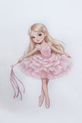 Trusou botez cu balerina, 7 piese, Recostore®, REC5012/23