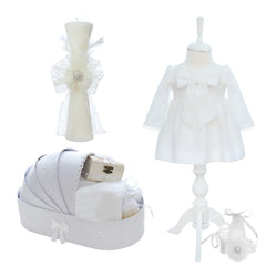 Set trusou botez simplu si elegant, 11  piese,  REC3438