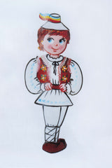 Trusou botez traditional cu taranus, 7 piese, Recostore®, REC5012/37