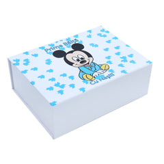 Set prima baita dupa botez cu nasii, body, prosop si saculet cu mirodenii, Mickey Mouse, REC2560