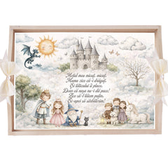 Tava pentru taiere mot, model tip Print, Ivoire, 10 piese, 35x20 cm, REC1967/360