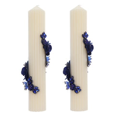 Set lumanari elegante pentru nunta/cununie, 2 bucati, REC5001/36