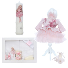 Set trusou botez fetita cu tematica balerina, 11 piese, Recostore® REC3533