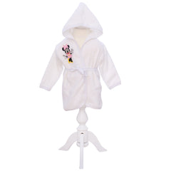 Set prima baita cu nasii, halat, prosop, saculet mirodenii si manusa, model Minnie Mouse , REC3285