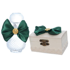 Set accesorii pentru trusou botez,  verde, Recostore®, REC3512