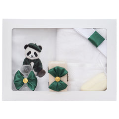 Trusou botez cu urs panda, 7 piese, Recostore®, REC5012/30