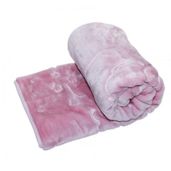 Paturica groasa pentru bebelusi, roz, 120x100 cm, Recostore, REC1645