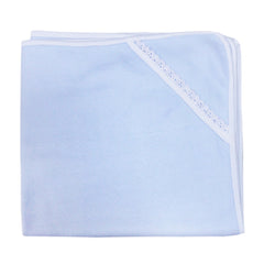 Pled bleu din polar pentru bebelusi, 70x70 cm, REC1217