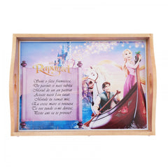 Set tava pentru taiere mot/turta fete, model cu Rapunzel, 6 piese, galben, 35x20 cm, Recostore, REC1967/99