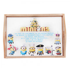 Set tavita pentru taiere mot baieti, Minions cu meserii, 6 piese, albastru electric, 35x20 cm, Recostore, REC1967/63