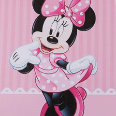 Tavita rotunda cu Minnie Mouse pentru taierea motului, 30 cm, dantela ivoire, 6 piese, Recostore, REC1969/12